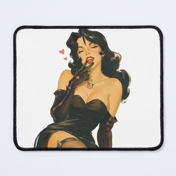 Item preview, Vintage Femme Fatale Pin-Up – Retro Gothic Glamour designed and sold by Cosplayvintage.