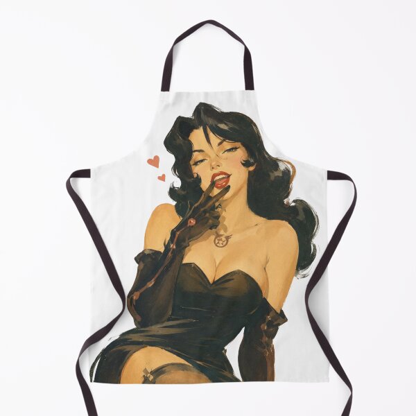 Item preview, Vintage Femme Fatale Pin-Up – Retro Gothic Glamour designed and sold by Cosplayvintage.