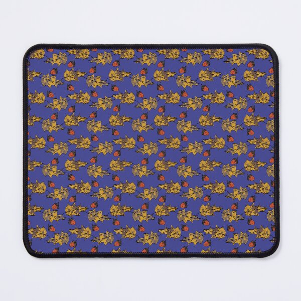 Item preview, Oak Leaves with Acorns on Blue designed and sold by Digitalmyth's Designs.