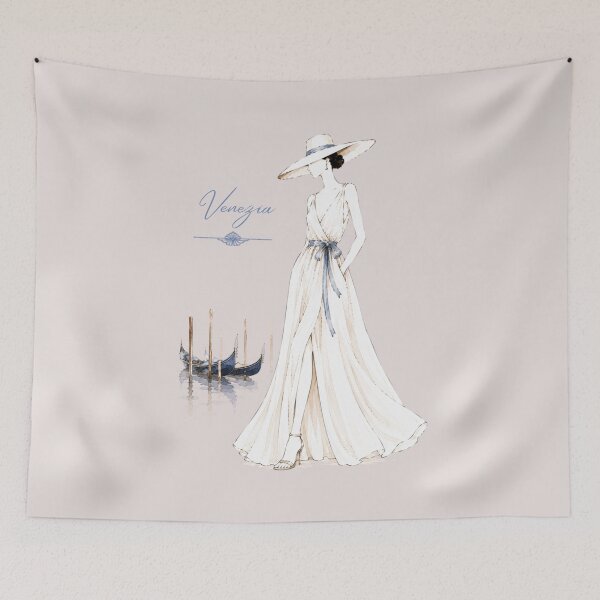 Item preview, Elegant fashion woman in Italy – Luxury Fashion Art. Fashion City. designed and sold by NewtBoo.