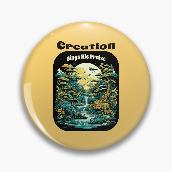 Item preview, Creation Sings His Praise | Christian Nature Waterfall Faith Design designed and sold by Sachie's Studio.