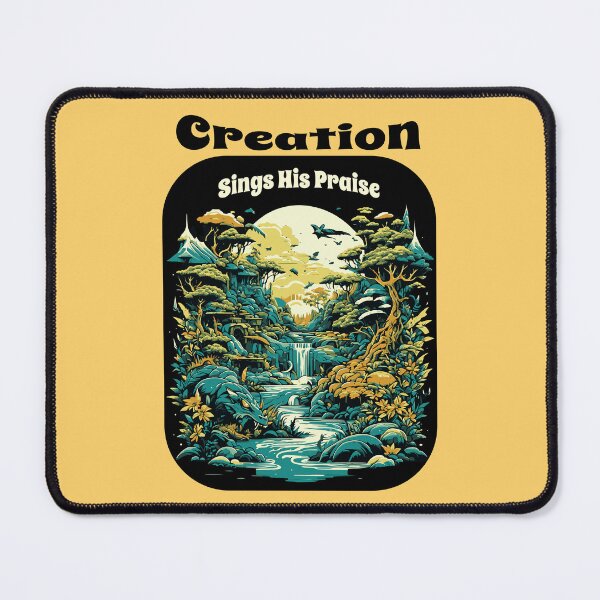 Item preview, Creation Sings His Praise | Christian Nature Waterfall Faith Design designed and sold by Sachie's Studio.