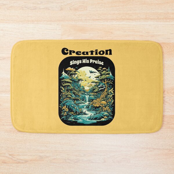Item preview, Creation Sings His Praise | Christian Nature Waterfall Faith Design designed and sold by Sachie's Studio.