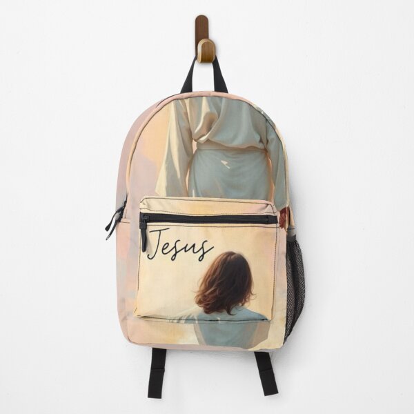 Item preview, Walking with Jesus – Faith, Hope & Divine Guidance Christian Art designed and sold by Jesus-istheway.