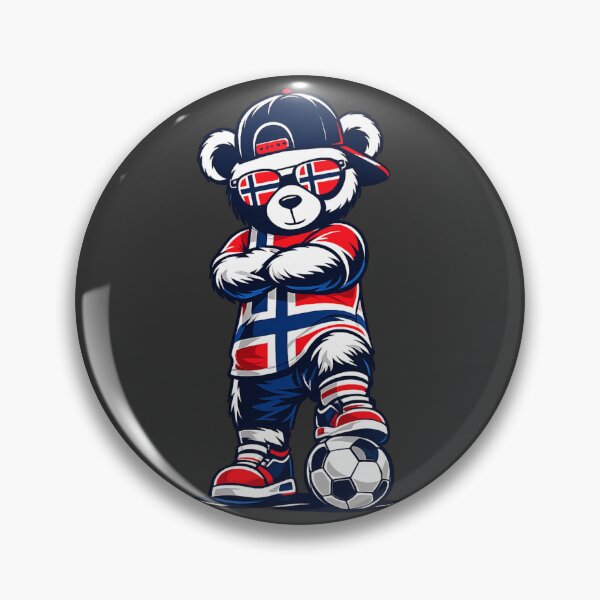 Item preview, Norwegian Teddy Soccer Gift designed and sold by Corvoria.