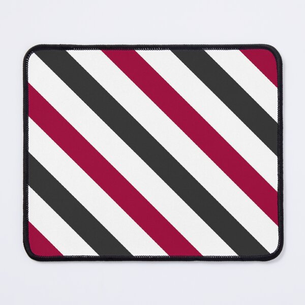Item preview, Black and Red diagonal striped pattern  designed and sold by Pattern Petals.