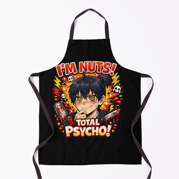 Item preview, I'm Nuts Total Psycho Anime Boy Sticker Design designed and sold by IMOBILYARI.