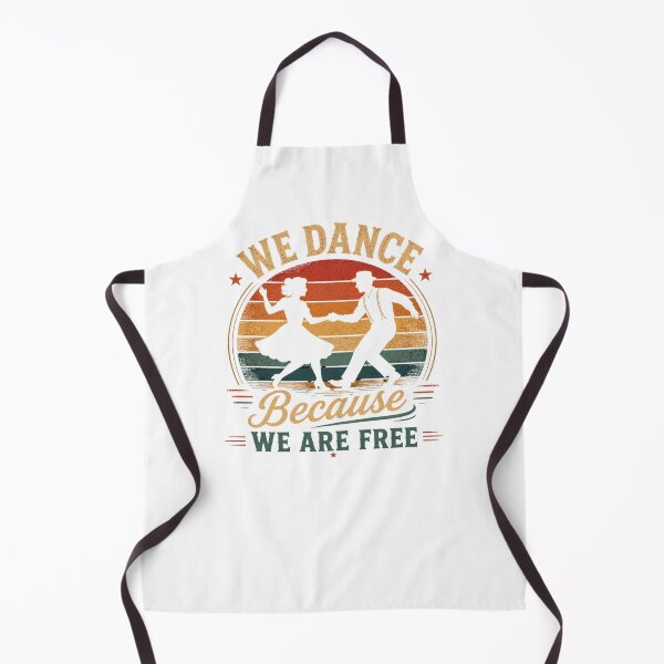 Item preview, We Dance Because We Are Free Vintage Swing Dance Retro Shirt designed and sold by Masloshop.