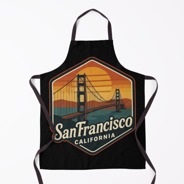 Item preview, San Francisco California Retro Art Travel designed and sold by TomFrontierArt.