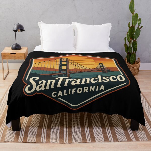 Item preview, San Francisco California Retro Art Travel designed and sold by TomFrontierArt.