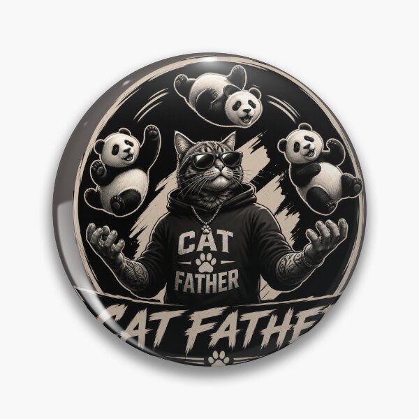 Item preview, panda/cat father designed and sold by @jon.