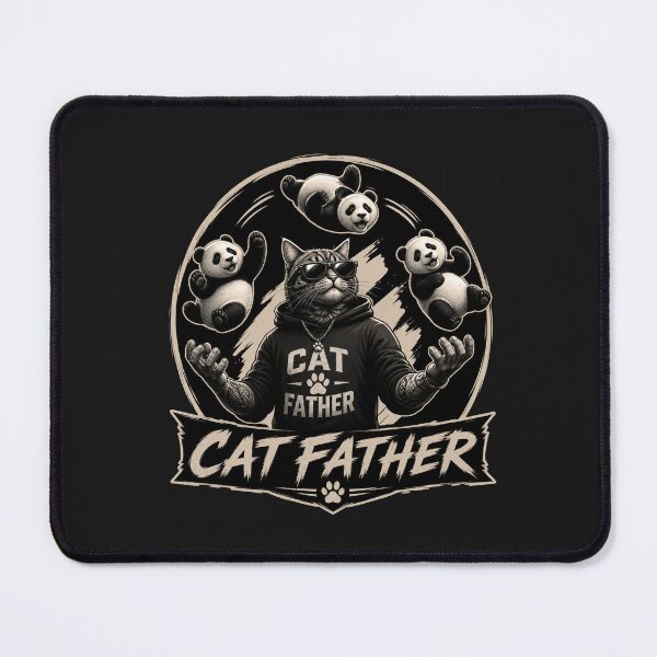 Item preview, panda/cat father designed and sold by @jon.