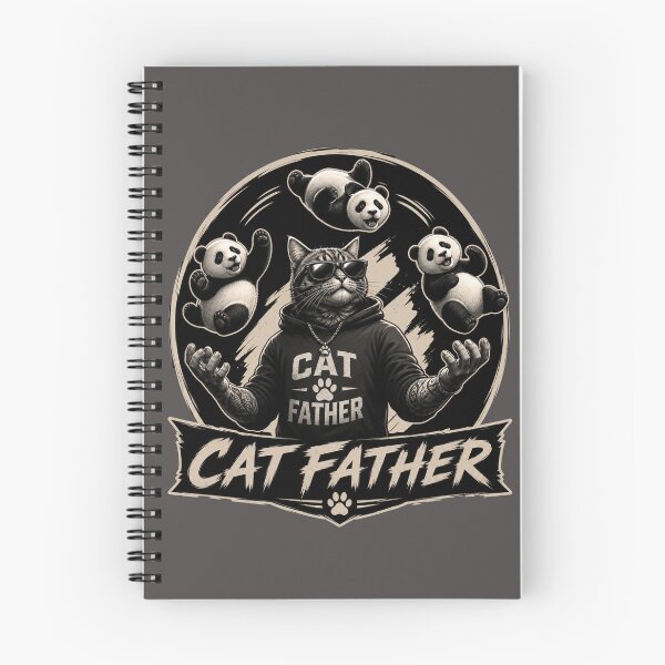 Item preview, panda/cat father designed and sold by @jon.