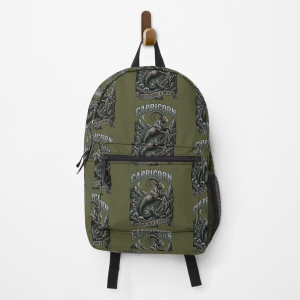 Item preview, Capricorn Daily Horoscope Zodiac Sign | Disciplined & Driven Sea Goat | Astrology Mountain Design | Capricorn Gift designed and sold by Bhaskar Digital Art.