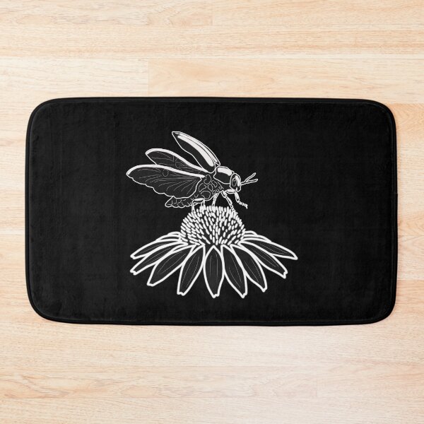 Item preview, Stag Beetle on Wildflower Unique Minimalist Illustration designed and sold by LeshanArt.