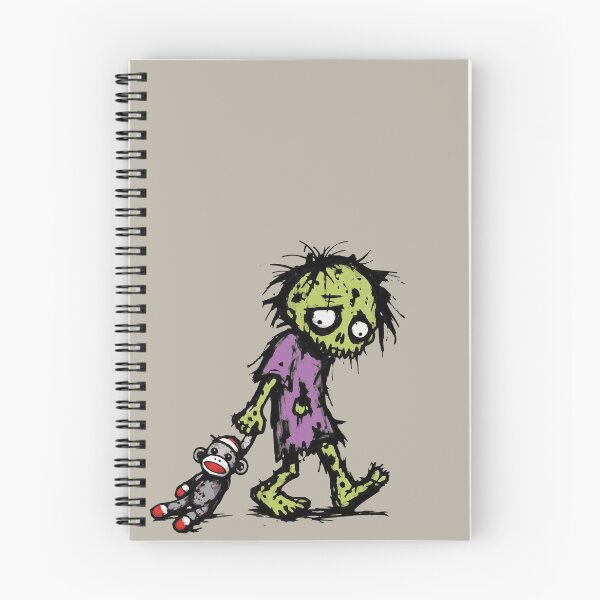Item preview, Funny Little Zombie Bedtime Sock Monkey Stuffie designed and sold by TackyTime.