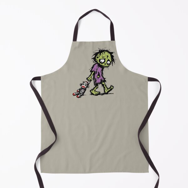 Item preview, Funny Little Zombie Bedtime Sock Monkey Stuffie designed and sold by TackyTime.