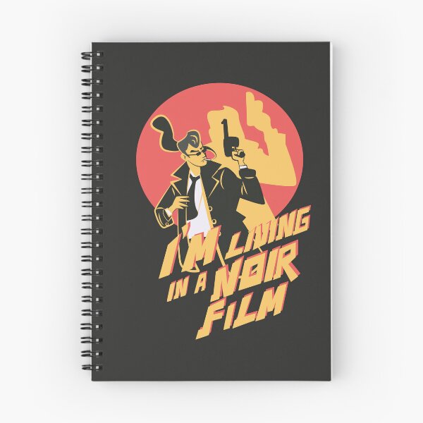 Item preview, I’m Living in a Noir Film Retro Detective Illustration designed and sold by beboplab.