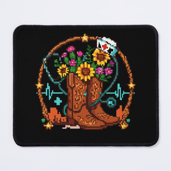 Item preview, Retro Groovy Nurse Wildflower Garden Aesthetic Medical Apparel designed and sold by PACS0011.