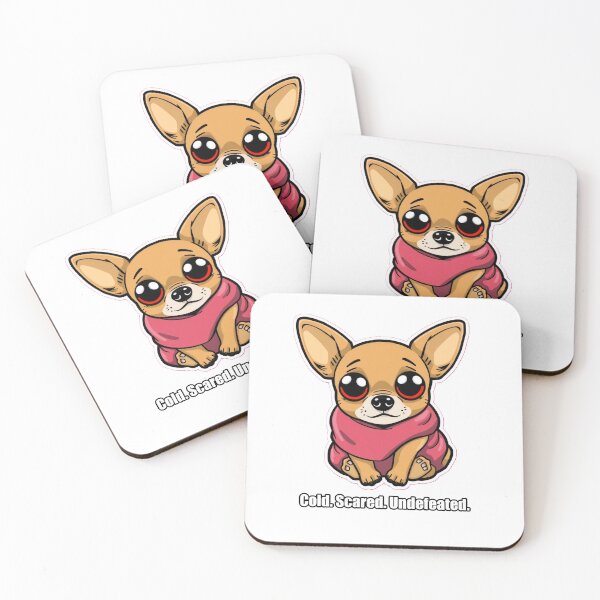 Item preview, Chihuahua - Cold Scared Undefeated - Funny Chihuahua Gift designed and sold by pawdrops.