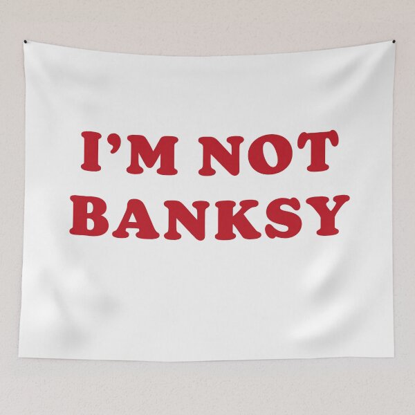 Item preview, I'M NOT BANKSY designed and sold by bembureda.