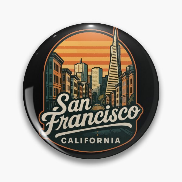 Item preview, San Francisco California USA Retro Travel designed and sold by TomFrontierArt.