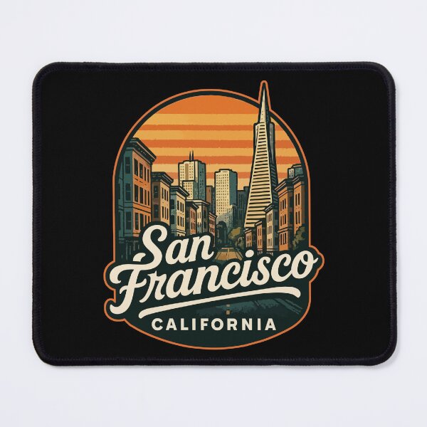 Item preview, San Francisco California USA Retro Travel designed and sold by TomFrontierArt.