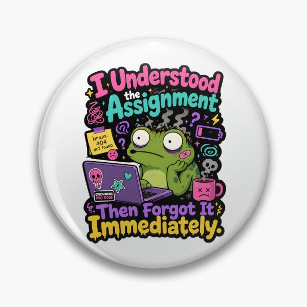 Item preview, I Understood The Assignment Frog Design designed and sold by KXDigitalStudio.