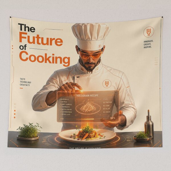 Item preview, The Future of Cooking Futuristic Chef Design designed and sold by House of Rein.