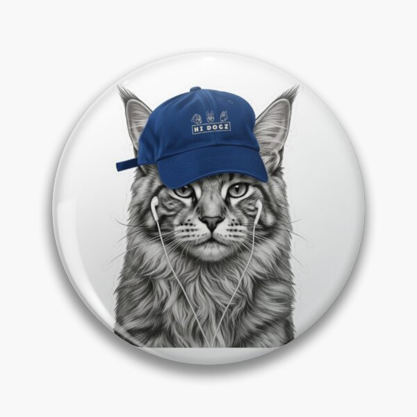 Item preview, stylish cat designed and sold by Snurly.
