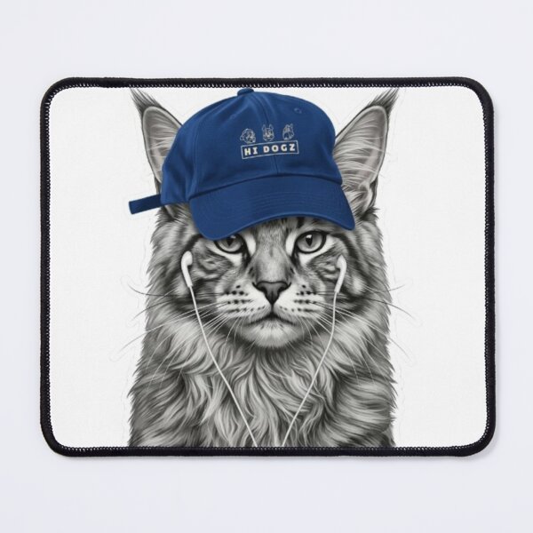 Item preview, stylish cat designed and sold by Snurly.