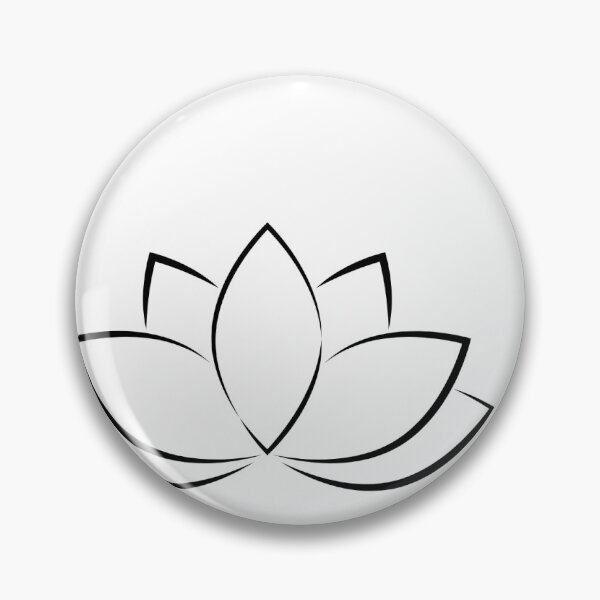 Item preview, Minimalist Lotus Flower Line Art designed and sold by MissLotusStudio.