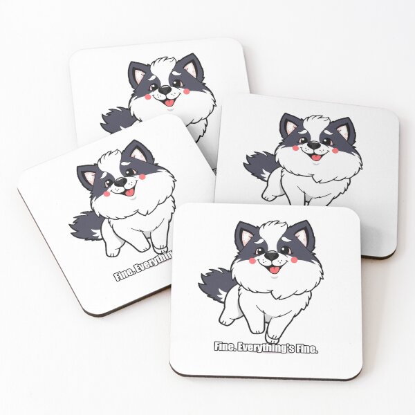 Item preview, Samoyed - Fine Everythings Fine - Funny Samoyed Gift designed and sold by pawdrops.