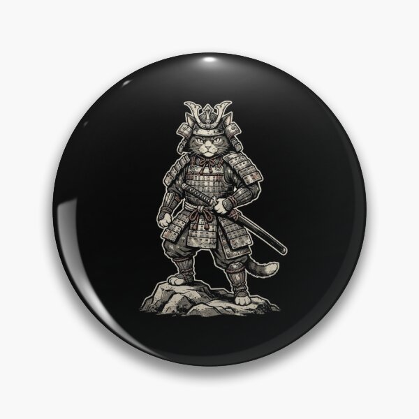 Item preview,  Cat Samurai | Japanese Sword Warrior Design Cat Art designed and sold by SOUFIANE1991.