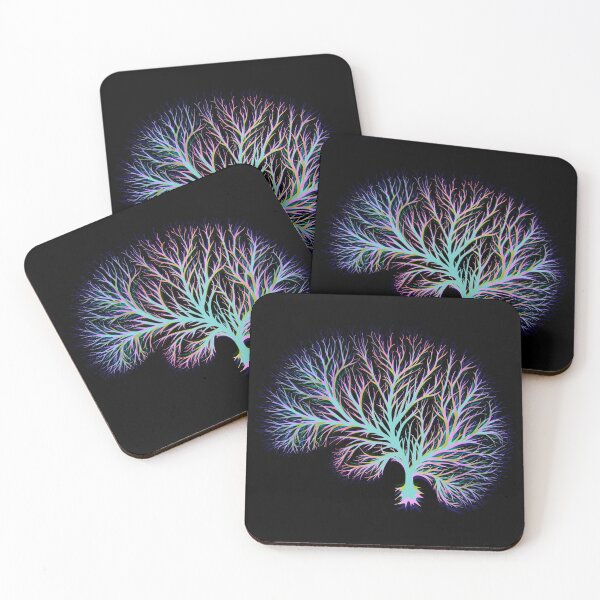 Item preview, Color Shifted Neuron Tree Brain designed and sold by emmacatwheels.