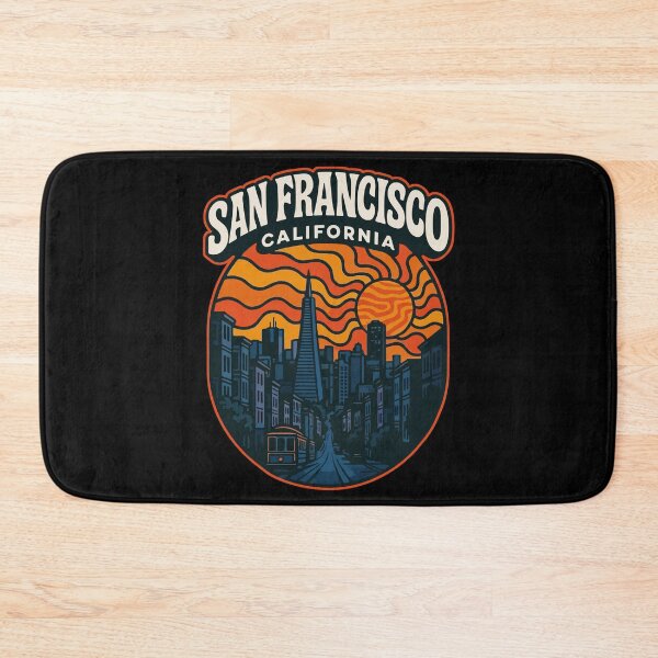 Item preview, San Francisco California USA Trippy Art Travel designed and sold by TomFrontierArt.