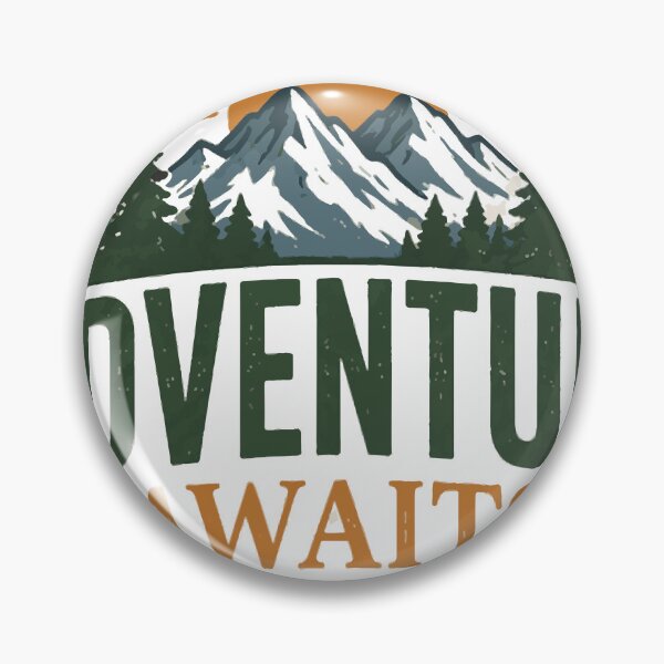 Item preview, Adventure Awaits Vintage Camping Design designed and sold by BrewMood Studio.