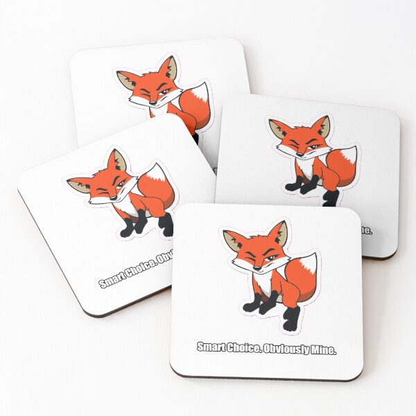 Item preview, Fox - Smart Choice Obviously Mine - Clever Fox Gift designed and sold by pawdrops.