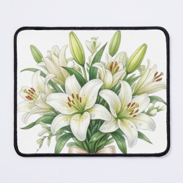 Item preview, Bouquet of white lilies designed and sold by Galart58.