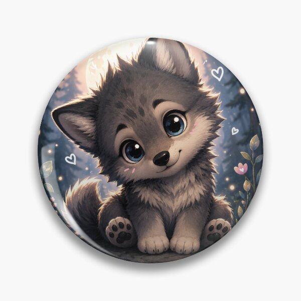 Item preview, Adorable Wolf Forest Portrait designed and sold by PatternFly.