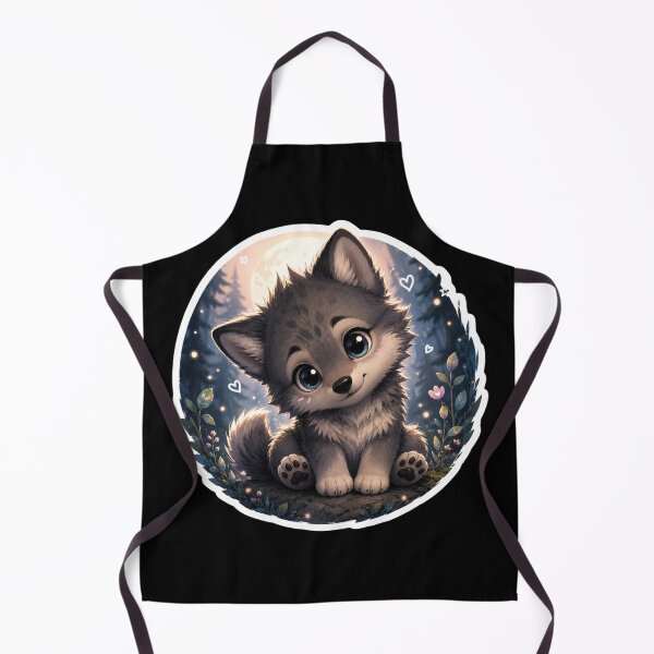 Item preview, Adorable Wolf Forest Portrait designed and sold by PatternFly.
