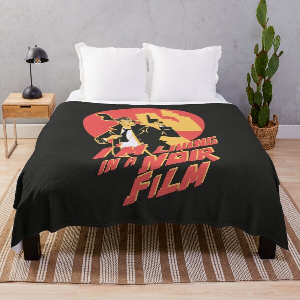 Item preview, I’m Living in a Noir Film Retro Detective Illustration designed and sold by beboplab.