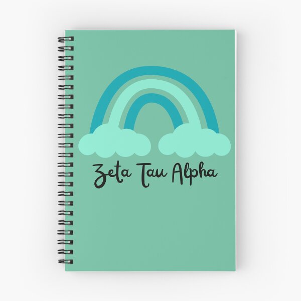 Item preview, Zeta Tau Alpha Sorority Teal Green Monochrome Rainbow designed and sold by JaymeOctober.