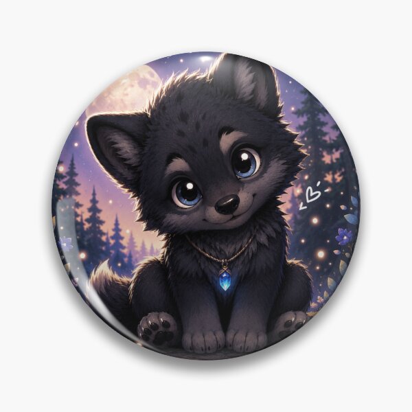 Item preview, Adorable Wolf Forest Portrait designed and sold by PatternFly.