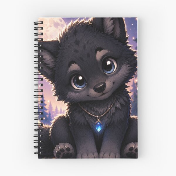 Item preview, Adorable Wolf Forest Portrait designed and sold by PatternFly.