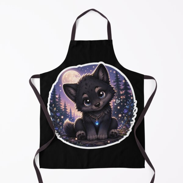 Item preview, Adorable Wolf Forest Portrait designed and sold by PatternFly.