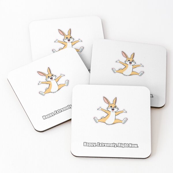 Item preview, Rabbit - Happy Extremely Right Now - Funny Bunny Gift designed and sold by pawdrops.