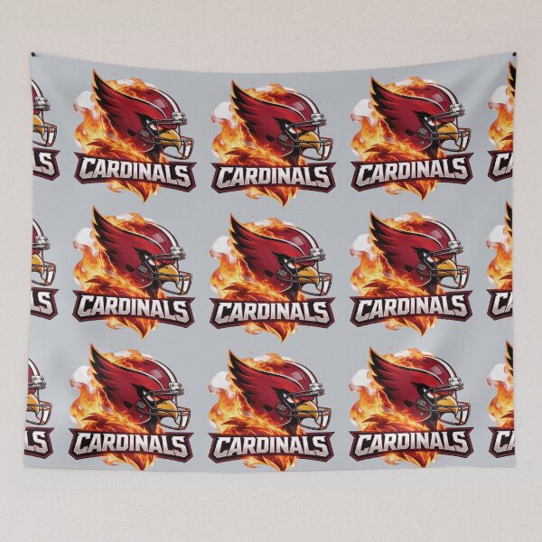 Item preview, Flaming Red Bird Football Mascot designed and sold by TatyanaArt.