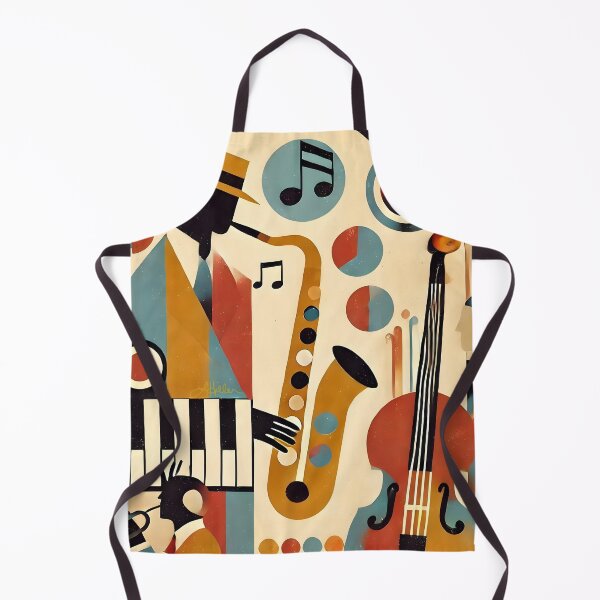 Item preview, Mid Century Modern Jazz Trio Minimalist Art designed and sold by Lee Hiller Designs.