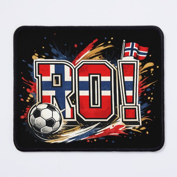 Item preview, Norwegian Flag Soccer Fan Letters designed and sold by Corvoria.